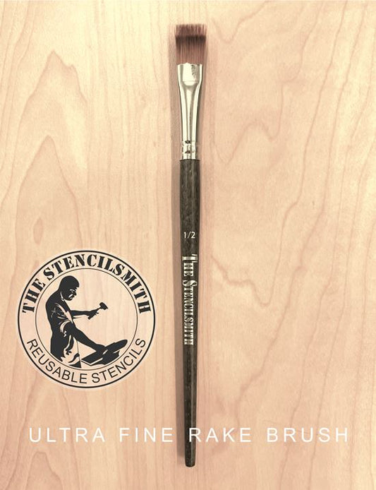 Ultra Fine Rake Brush 1/2" - The Stencilsmith
