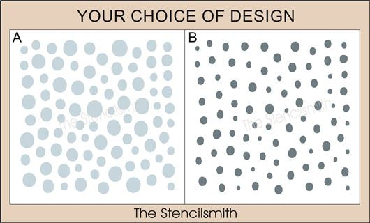 9422 Spotted Dots Stencil - The Stencilsmith