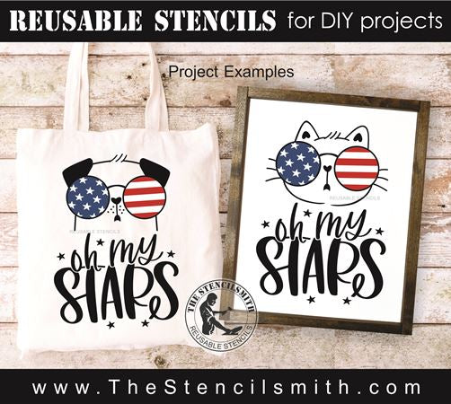 9449 oh my stars stencil - The Stencilsmith