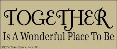 Together is a wonderful place to be - The Stencilsmith
