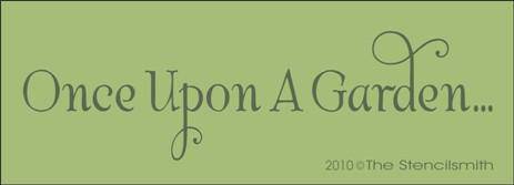 1040 - Once Upon A Garden - The Stencilsmith