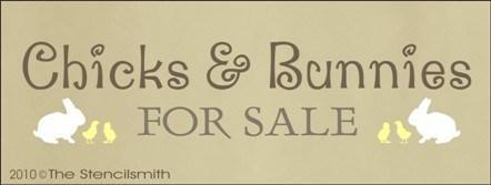 1043 - Chicks & Bunnies for sale - The Stencilsmith