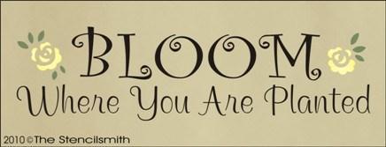 1048 - Bloom where you are planted - The Stencilsmith