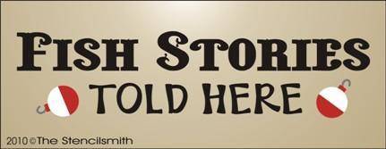 1057 - Fish Stories Told Here - The Stencilsmith
