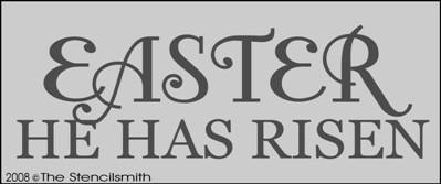 EASTER - He Has Risen - The Stencilsmith