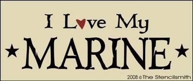 I love my MARINE - The Stencilsmith