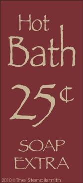 1071 - Hot Bath 25c - The Stencilsmith