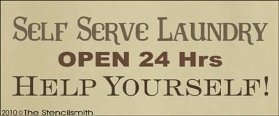 1079 - Self Serve Laundry - The Stencilsmith
