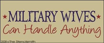 MILITARY WIVES Can Handle Anything - The Stencilsmith
