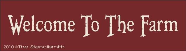 1131 - Welcome To The Farm - The Stencilsmith