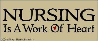 NURSING is a work of heart - The Stencilsmith