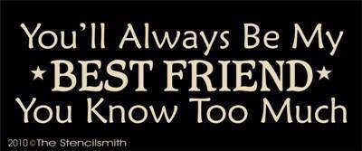 117 - best friend... you know too much - The Stencilsmith
