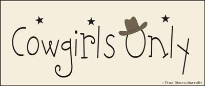 Cowgirls Only - The Stencilsmith