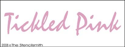 Tickled Pink - The Stencilsmith