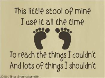 1192 - This little stool of mine - The Stencilsmith