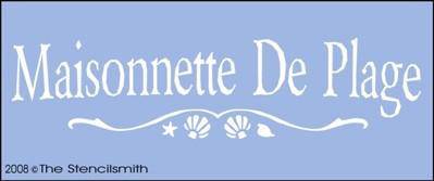 Maisonnette de Plage (Beach Cottage) - The Stencilsmith