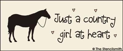 Just a Country Girl at Heart - The Stencilsmith
