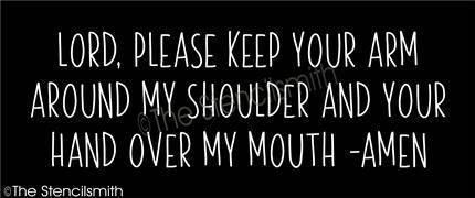 1220 - Lord please keep your - The Stencilsmith