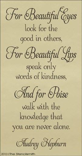 1222 - .....Look for good in others - The Stencilsmith