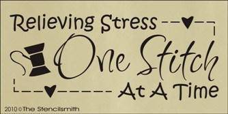 1227 - Relieving Stress one stitch at a time - The Stencilsmith