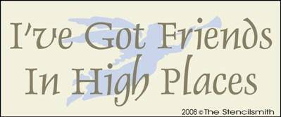 I've Got Friends In High Places - The Stencilsmith