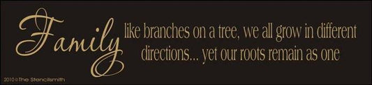 1268 - FAMILY like branches on a tree .... Roots - The Stencilsmith