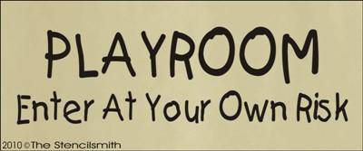 1270 - Playroom - Enter at your own risk - The Stencilsmith