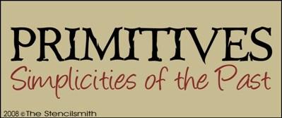 PRIMITIVES Simplicities of the Past - The Stencilsmith