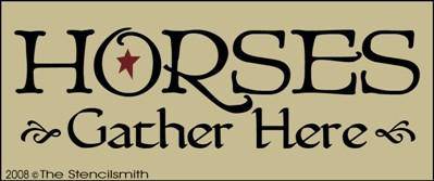 Horses Gather Here - The Stencilsmith