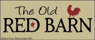 The Old Red Barn - The Stencilsmith