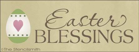 1292 - Easter Blessings - The Stencilsmith