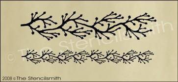 12 - Twig Berry Borders - The Stencilsmith