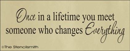 1305 - Once in a lifetime you meet someone ... - The Stencilsmith