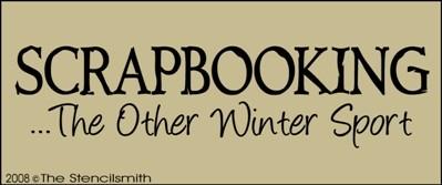 SCRAPBOOKING The other winter sport - The Stencilsmith
