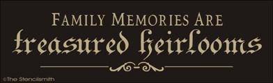 1338 - Family Memories are Treasured Heirlooms - The Stencilsmith