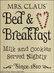 133 - Mrs. Claus' Bed & Breakfast - The Stencilsmith