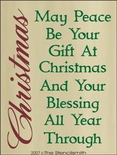 135 - CHRISTMAS - The Stencilsmith
