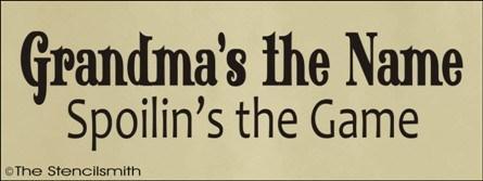 1362 - Grandma's my name Spoilin's my game - The Stencilsmith
