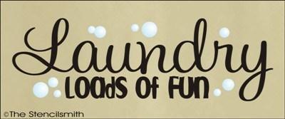 1369 - LAUNDRY loads of fun - The Stencilsmith