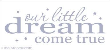 1383 - Our little dream come true - The Stencilsmith