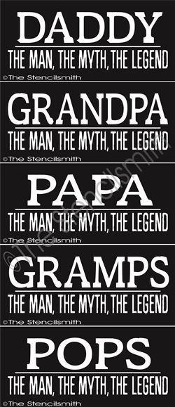 1396 - The Man, The Myth, The Legend - The Stencilsmith