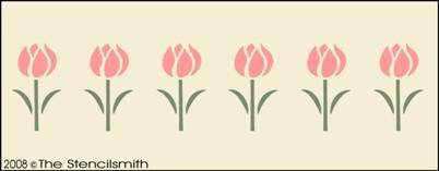Tulip Border - The Stencilsmith