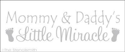 1411 - Mommy & Daddy's Little Miracle - The Stencilsmith