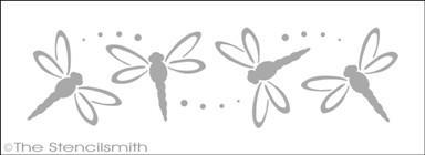 1412 - Dragonfly Border - The Stencilsmith