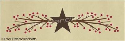 1413 - Twig Berry Border - The Stencilsmith