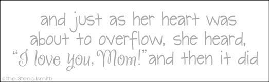 1445 - and just as ......... I love you, Mom - The Stencilsmith