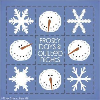 1448 - Snowflake Quilt Design - The Stencilsmith