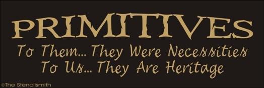 1461 - PRIMITIVES -  To Them ... To Us - The Stencilsmith