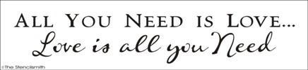1473 - All you need is Love - The Stencilsmith