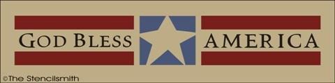 1480 - God Bless America - The Stencilsmith